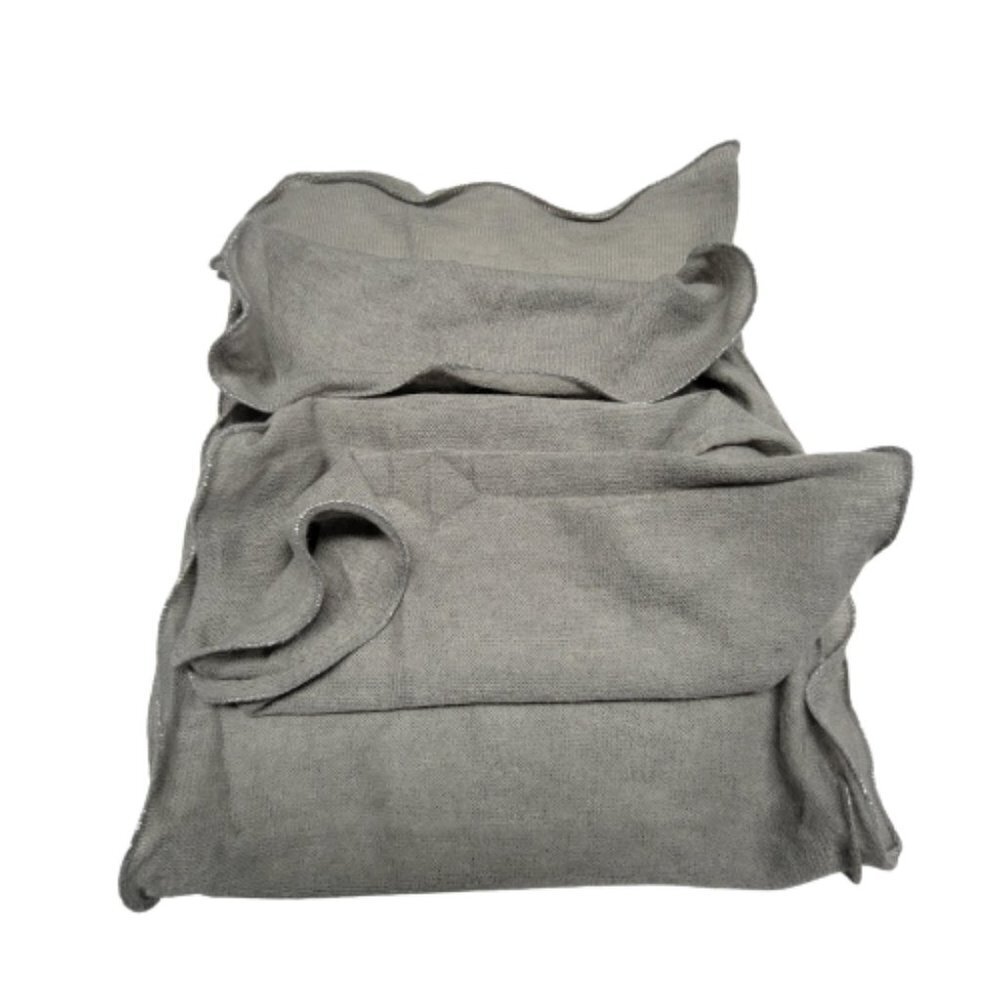 Grey Rectangular Scarf Winter Spring Fall Scarf - Picture 4 of 7